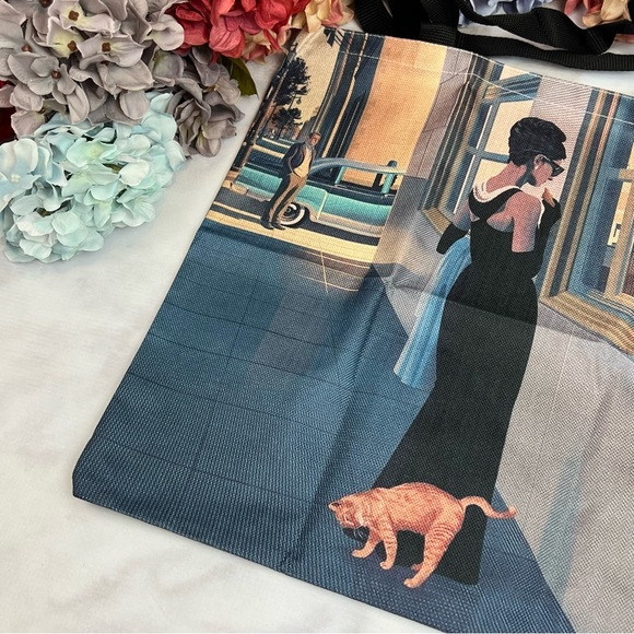 Eco-Friendly Audrey Hepburn Breakfast at Tiffany’s Folding Tote Bag - Picture 7 of 12